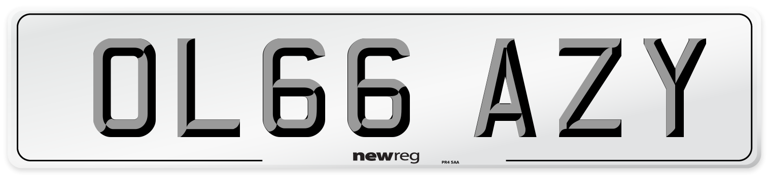 OL66 AZY Number Plate from New Reg